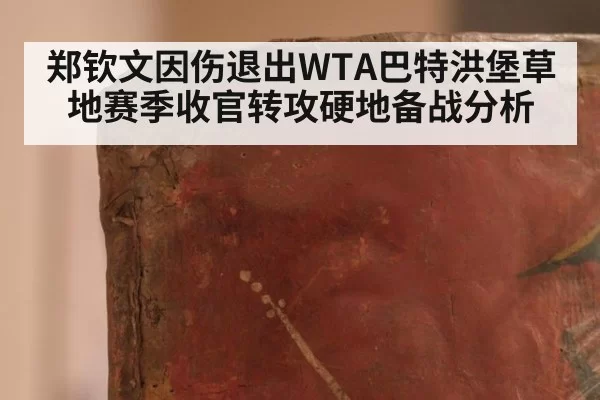 郑钦文因伤退出WTA巴特洪堡草地赛季收官转攻硬地备战分析